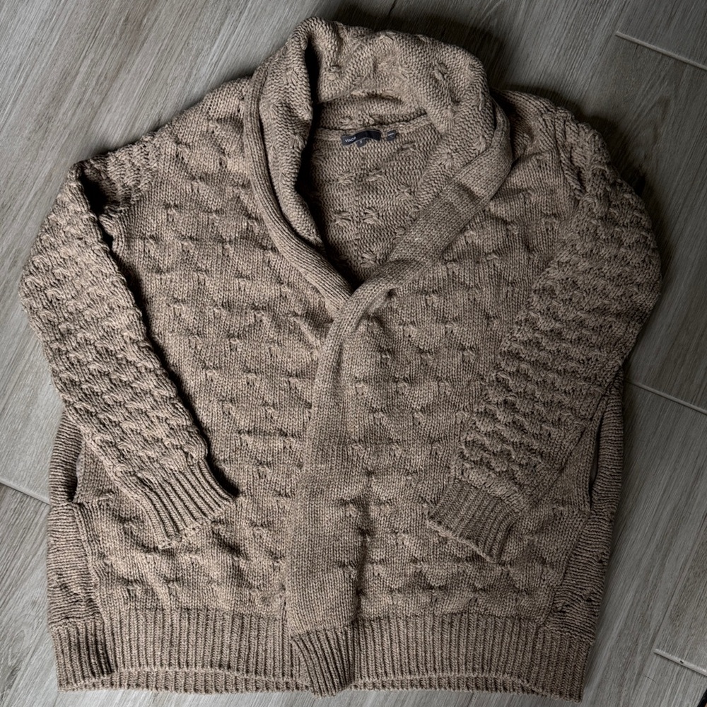 Vince Tan Knit Sweater